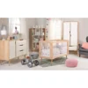Babykamer Marloes Naturel: Ledikant, Commode & 3-Deurskast