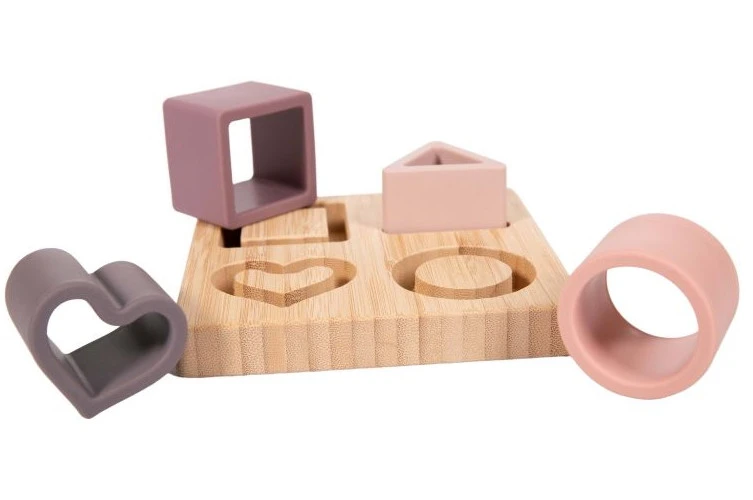 Bo Jungle B-Bamboo Shapes Hearts Vormenpuzzel B931000 2 Bo Jungle B-Bamboo Shapes Hearts Vormenpuzzel B931000 - Afbeelding 2