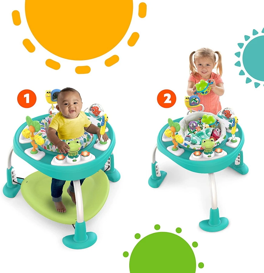 Bright Starts Bounce Bounce Baby Playful Pond 2-in-1 Activity Jumper K11565 2 Bright Starts Bounce Bounce Baby Playful Pond 2-in-1 Activity Jumper K11565 - Afbeelding 2