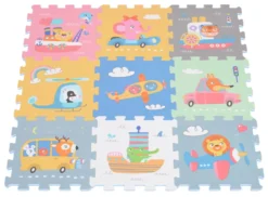 Cangaroo Transport 9 Stuks Schuimrubberen Puzzelmat 3087