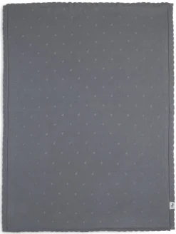Jollein Pointelle Storm Grey 100 X 150 Cm Ledikantdeken 516-522-66064 -Beste Babyproducten Deken Ledikant 100x150cm Pointelle Storm Grey 3