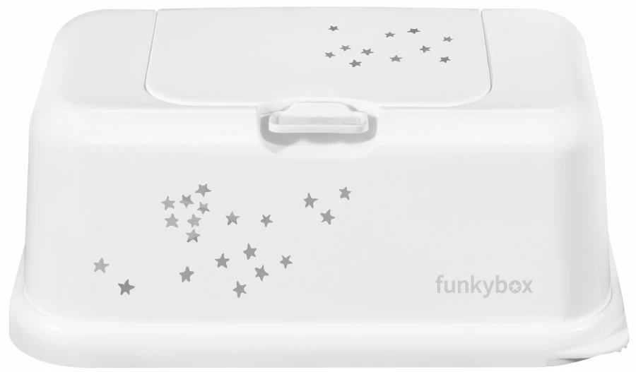 FunkyBox White Little Stars FB35 1 FunkyBox White Little Stars FB35