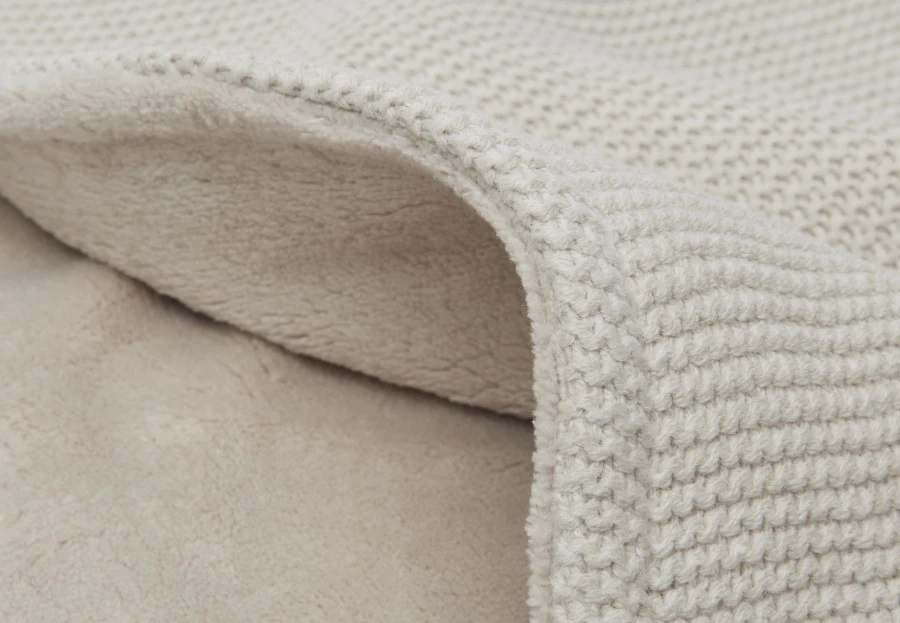 Jollein Basic Knit Nougat / Fleece 75 X 100 Cm Wiegdeken 517-511-65360 6 Jollein Basic Knit Nougat / Fleece 75 X 100 Cm Wiegdeken 517-511-65360 - Afbeelding 6