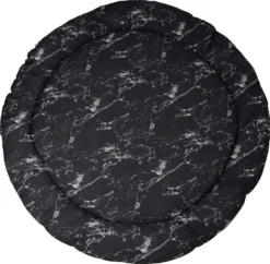 MamaLoes Marmer Zwart 90 Cm Rond Boxkleed ML020207