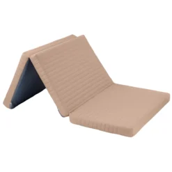 Albero Mio Stripe Nougat 60 X 120 Cm Opvouwbaar Matras In Tas