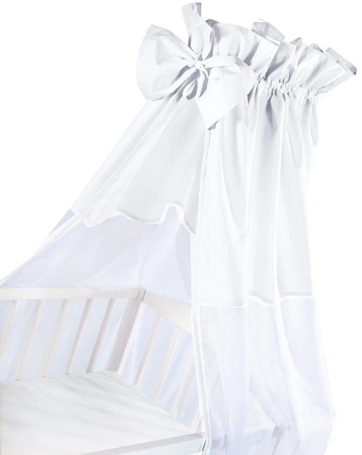 Albero Mio Voile White 200x150 Cm Sluier Met Strik 1 Albero Mio Voile White 200x150 Cm Sluier Met Strik