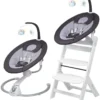 Babygo Homey Set Black/White Babyschommel En Kinderstoel 19014