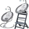 Babygo Homey Set Grey Babyschommel En Kinderstoel 19022