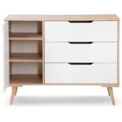 Babykamer Marloes Wit: Ledikant, Commode & 2-Deurskast -Beste Babyproducten babykamer marloes ledikant commode kast 6