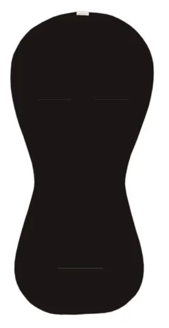 Babymatex AeroLine Paddi'x Zwart 0-13/18-36kg Inlegkussen TB0259_48