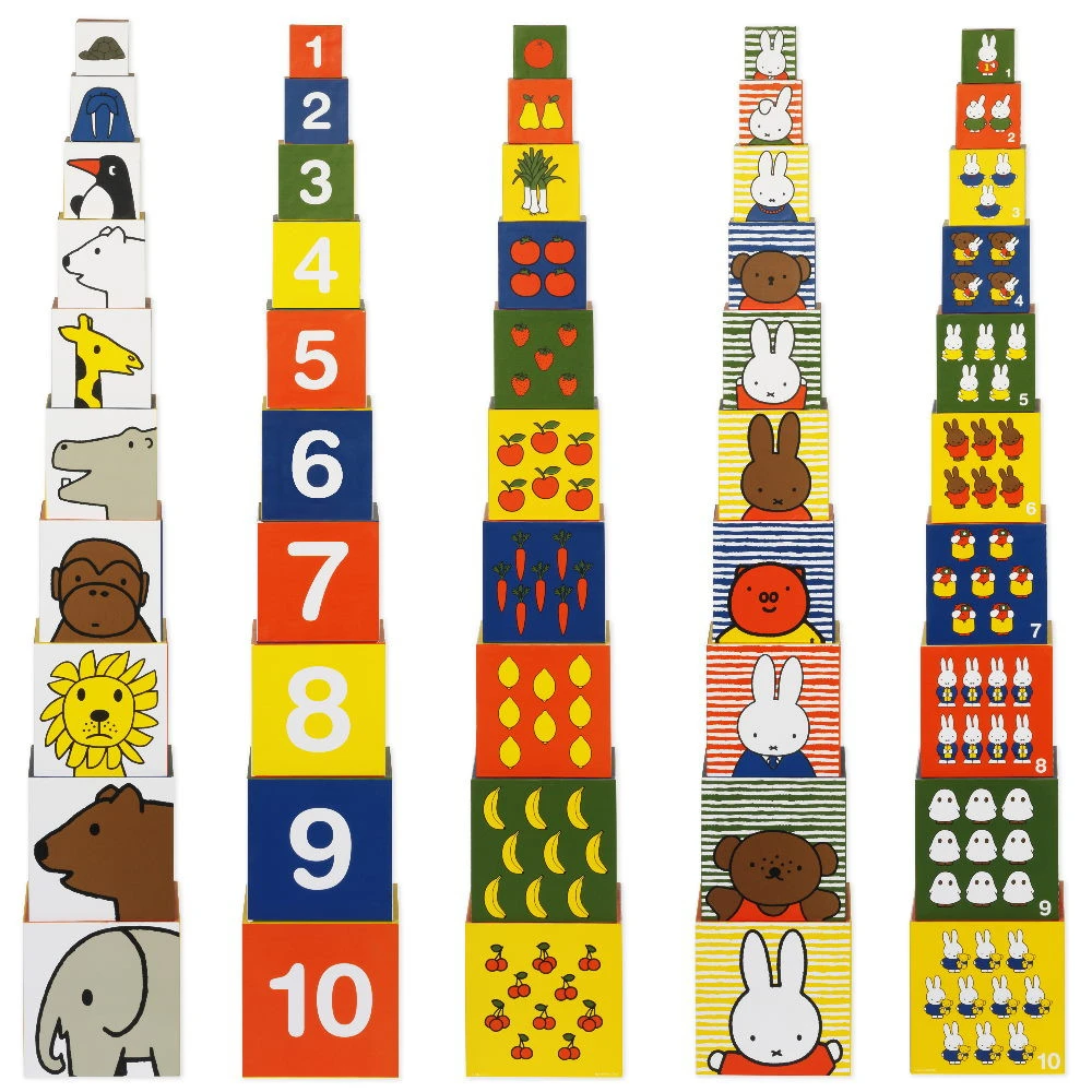 Bambolino Toys Nijntje Stapel Kubussen 33414 4 Bambolino Toys Nijntje Stapel Kubussen 33414 - Afbeelding 4