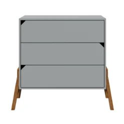 Bellamy Lotta Grey Babykamer: Ledikant/Juniorbed En Commode -Beste Babyproducten bellamy lotta grey commode loszkomo 1 1