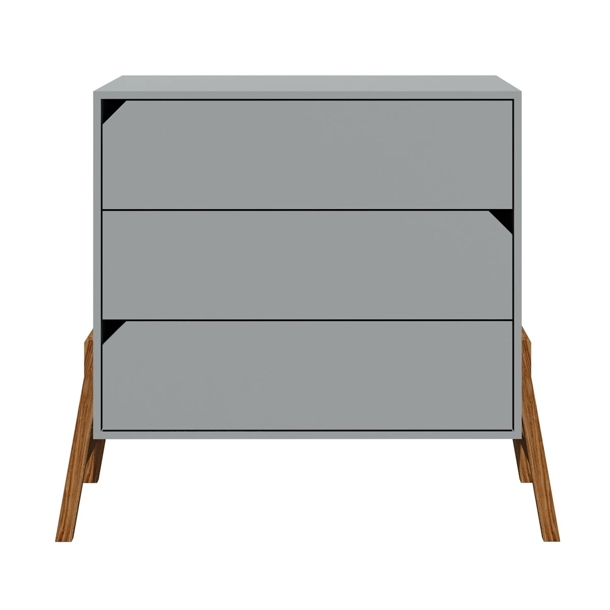 Bellamy Lotta Grey Babykamer: Ledikant/Juniorbed, Commode En 2-Deurskast 7 Bellamy Lotta Grey Babykamer: Ledikant/Juniorbed, Commode En 2-Deurskast - Afbeelding 7