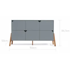 Bellamy Lotta Grey Babykamer: Ledikant/Juniorbed En Commode Met 6 Lades 19 Bellamy Lotta Grey Babykamer: Ledikant/Juniorbed En Commode Met 6 Lades -Beste Babyproducten bellamy lotta grey commode met 6 lades loszko6s 3 1