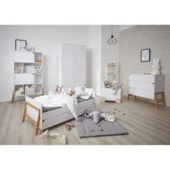 Bellamy Lotta Snow Babykamer: Ledikant/Juniorbed, Commode En 2-Deurskast -Beste Babyproducten bellamy lotta snow babykamer 3 2