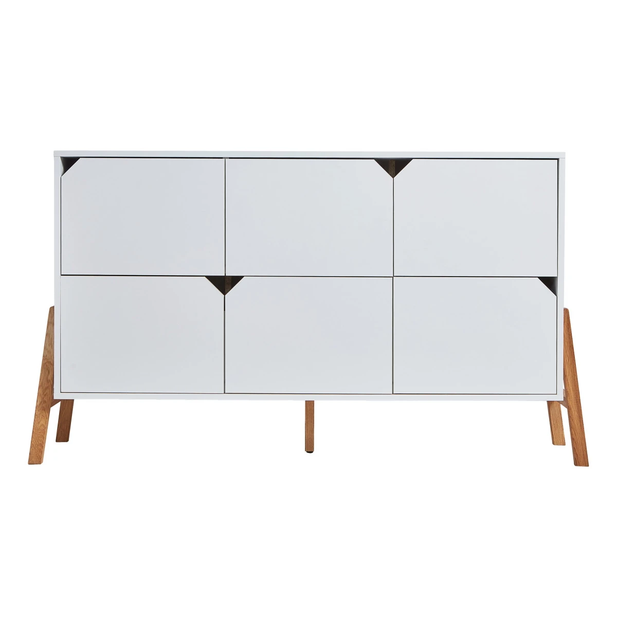 Bellamy Lotta Snow Babykamer: Ledikant/Juniorbed, Commode Met 6 Lades En 2-Deurskast 8 Bellamy Lotta Snow Babykamer: Ledikant/Juniorbed, Commode Met 6 Lades En 2-Deurskast - Afbeelding 8