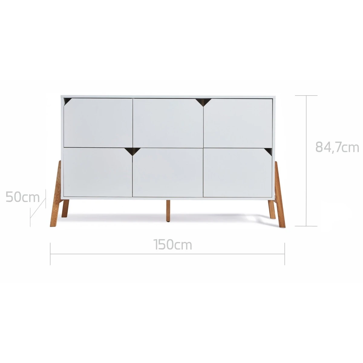 Bellamy Lotta Snow Babykamer: Ledikant/Juniorbed, Commode Met 6 Lades En 2-Deurskast 10 Bellamy Lotta Snow Babykamer: Ledikant/Juniorbed, Commode Met 6 Lades En 2-Deurskast - Afbeelding 10