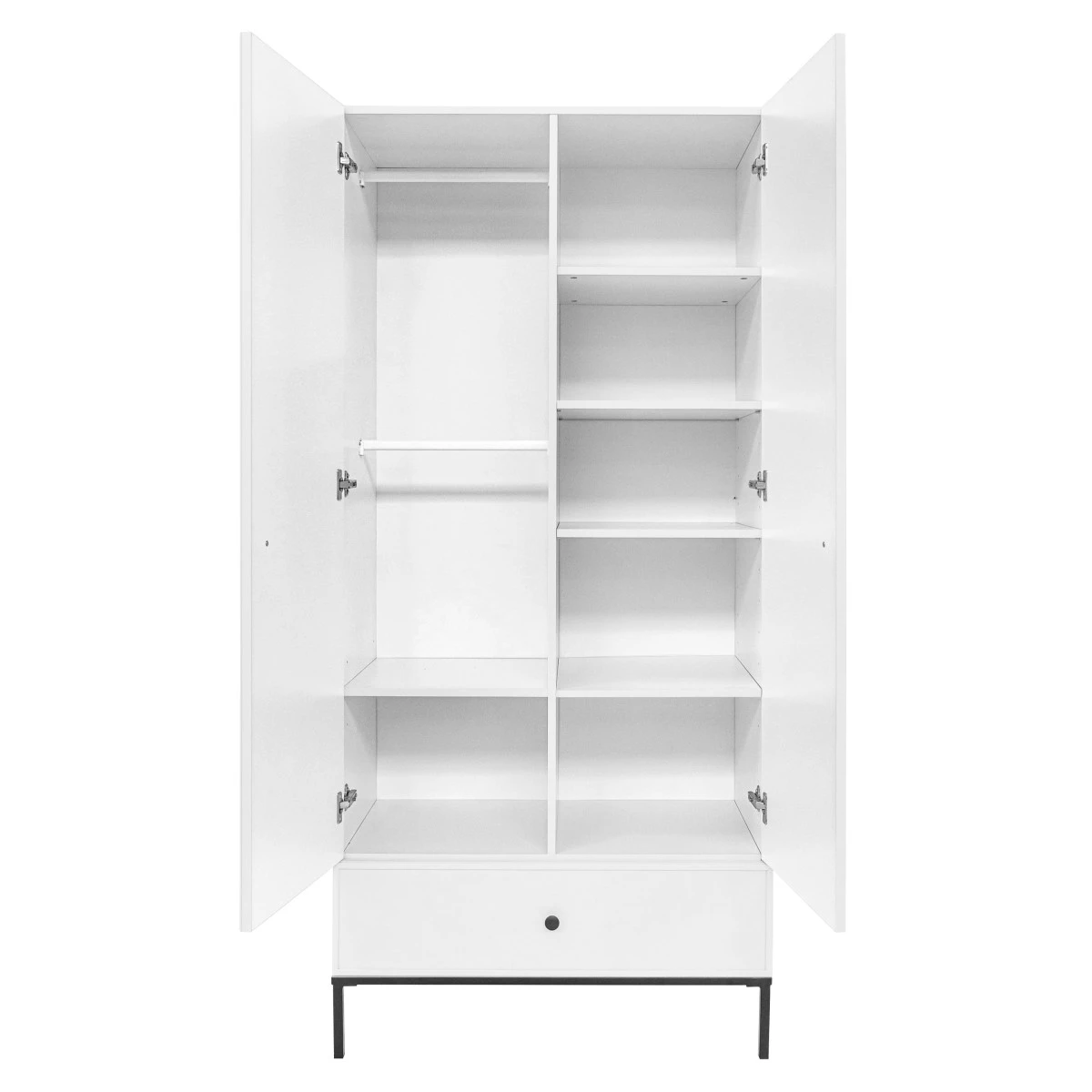 Bellamy Lumi White Babykamer: Ledikant/Juniorbed, Commode En 2-Deurskast 12 Bellamy Lumi White Babykamer: Ledikant/Juniorbed, Commode En 2-Deurskast - Afbeelding 12