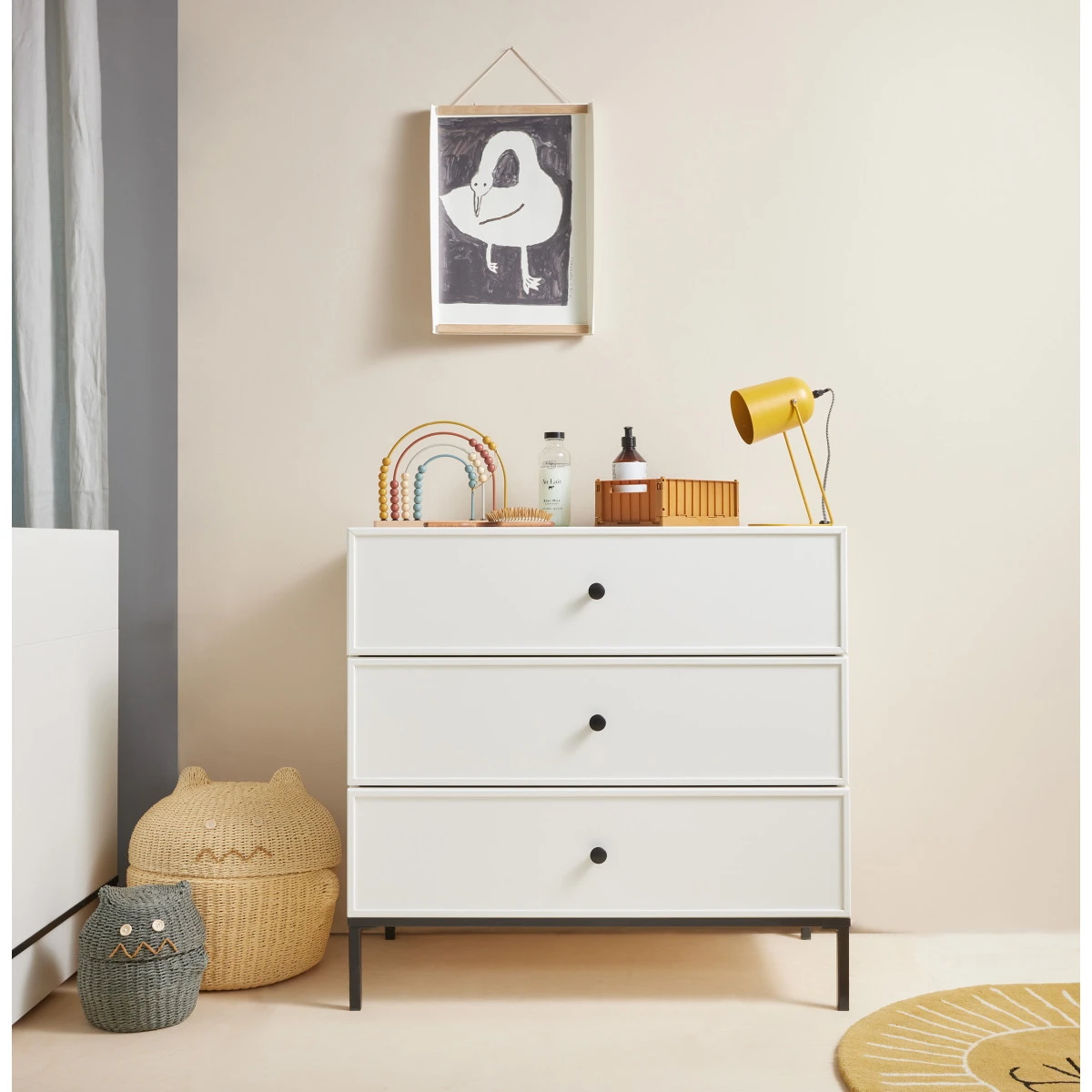 Bellamy Lumi White Babykamer: Ledikant/Juniorbed En Commode 13 Bellamy Lumi White Babykamer: Ledikant/Juniorbed En Commode - Afbeelding 13