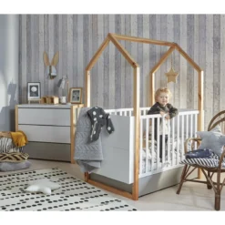 Bellamy Pinette Babykamer: Ledikant/Juniorbed, Commode En 2-Deurskast -Beste Babyproducten bellamy pinette babykamer 04 2