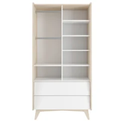 Bellamy So Sixty Babykamer: Ledikant/Juniorbed, Commode En 2-Deurskast -Beste Babyproducten bellamy so sixty 2 deurskast ssbisz2d 2 1