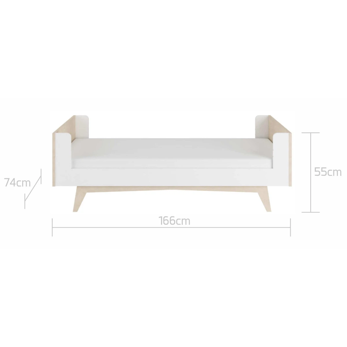 Bellamy So Sixty 70 X 140/160 Cm Ledikant/Juniorbed SSBILO70 5 Bellamy So Sixty 70 X 140/160 Cm Ledikant/Juniorbed SSBILO70 - Afbeelding 5