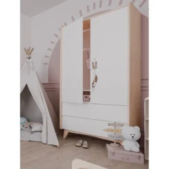 Bellamy So Sixty 2-Deurskast SSBISZ2D -Beste Babyproducten bellamy so sixty babykamer 03