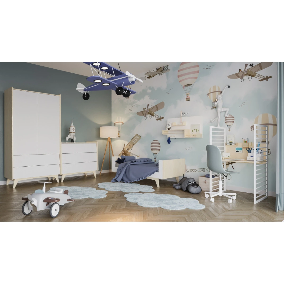 Bellamy So Sixty Babykamer: Ledikant/Juniorbed En Commode 14 Bellamy So Sixty Babykamer: Ledikant/Juniorbed En Commode - Afbeelding 14
