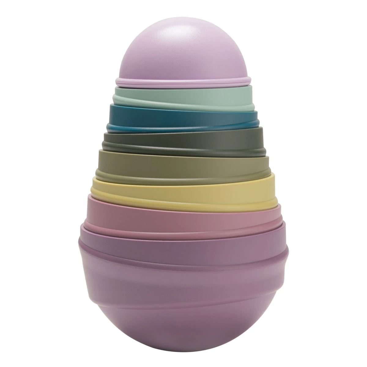 Bibs Bright Rainbow Wobbly Tower Stapeltoren 4100101 2 Bibs Bright Rainbow Wobbly Tower Stapeltoren 4100101 - Afbeelding 2