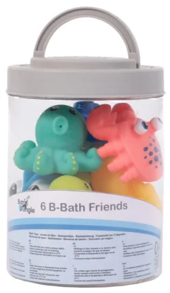 Bo Jungle B-Bath Friends 6 Stuks Badspeelgoed B900210 -Beste Babyproducten bo jungle b bath friends 6 stuks badspeelgoed b900210 1