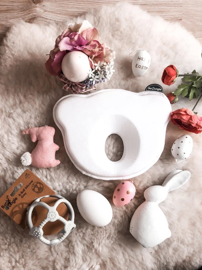 Bo Jungle B-Cosy Jersey Wit Ergonomisch Hoofdkussentje B800320 3 Bo Jungle B-Cosy Jersey Wit Ergonomisch Hoofdkussentje B800320 - Afbeelding 3