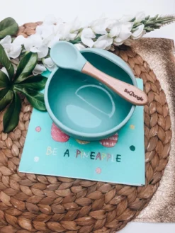 Bo Jungle B-Suction Bowl Blauw Kommetje Met Lepel B500610 -Beste Babyproducten bo jungle b suction bowl blauw kommetje met lepel b500610 10