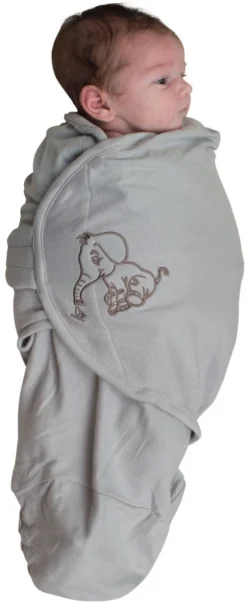 Bo Jungle Baby Wrap Grey Large Wikkeldeken B170510