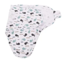 Bo Jungle B-Wrap Grey Feathers Small Wikkeldeken B172300 -Beste Babyproducten bojungle b wrap small wikkeldeken 2 2