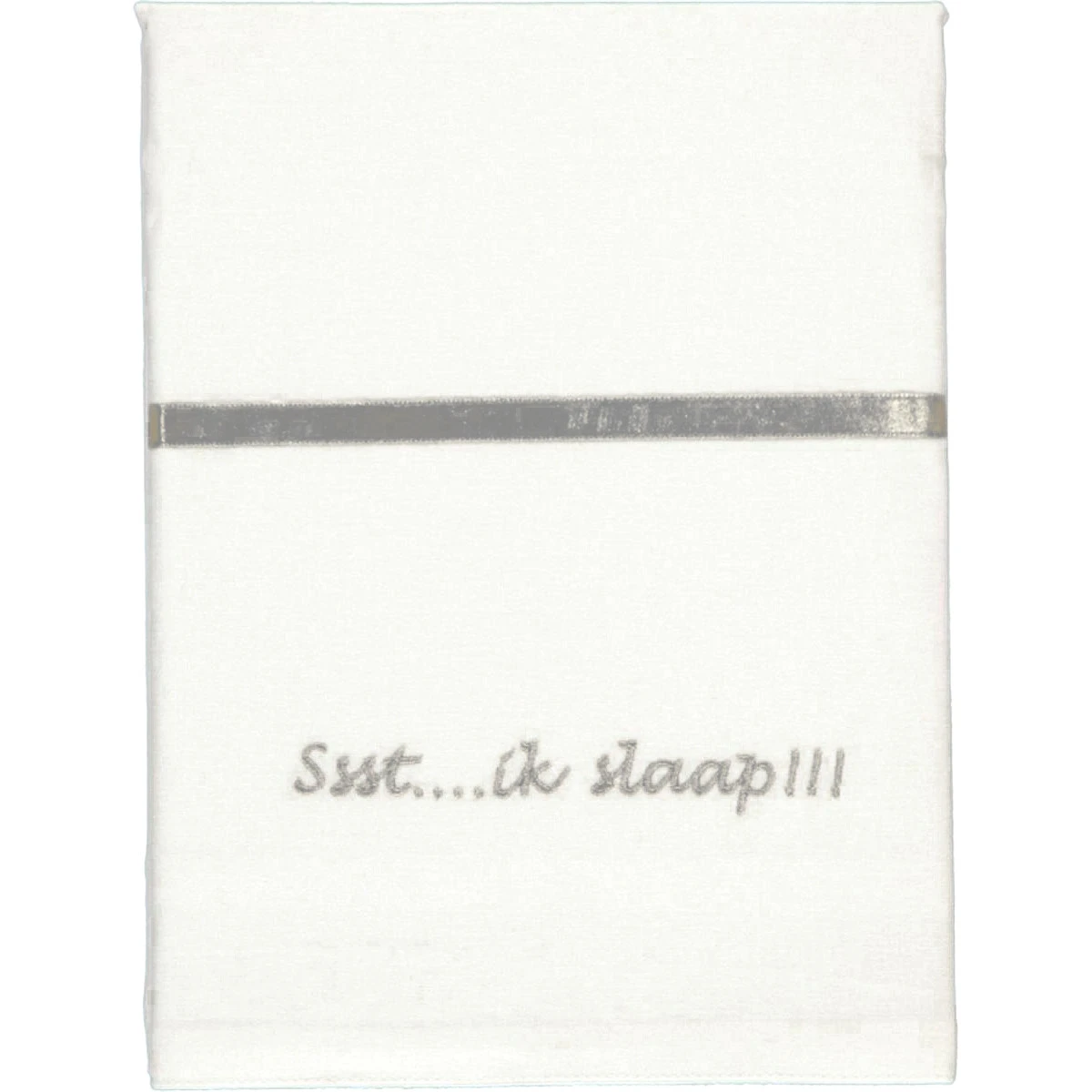 Briljant Ssst....ik Slaap!!! Grijs 75 X 100 Cm Wieglaken 1 Briljant Ssst....ik Slaap!!! Grijs 75 X 100 Cm Wieglaken