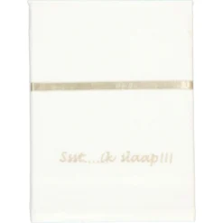 Briljant Ssst....ik Slaap!!! Zand 75 X 100 Cm Wieglaken