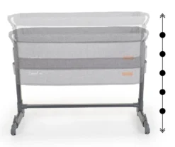 Cangaroo Connect Us Grey Wieg Aan Bed -Beste Babyproducten cangaroo connect us grey wieg aan bed 8