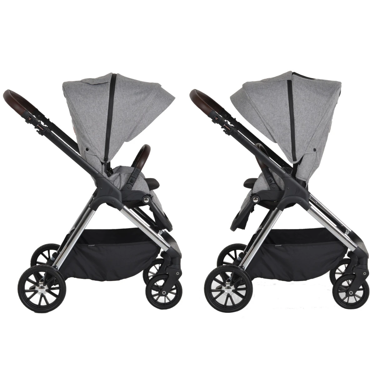 Cangaroo Empire Light Grey 3-in-1 Kinderwagen Incl. Autostoel 11 Cangaroo Empire Light Grey 3-in-1 Kinderwagen Incl. Autostoel - Afbeelding 11