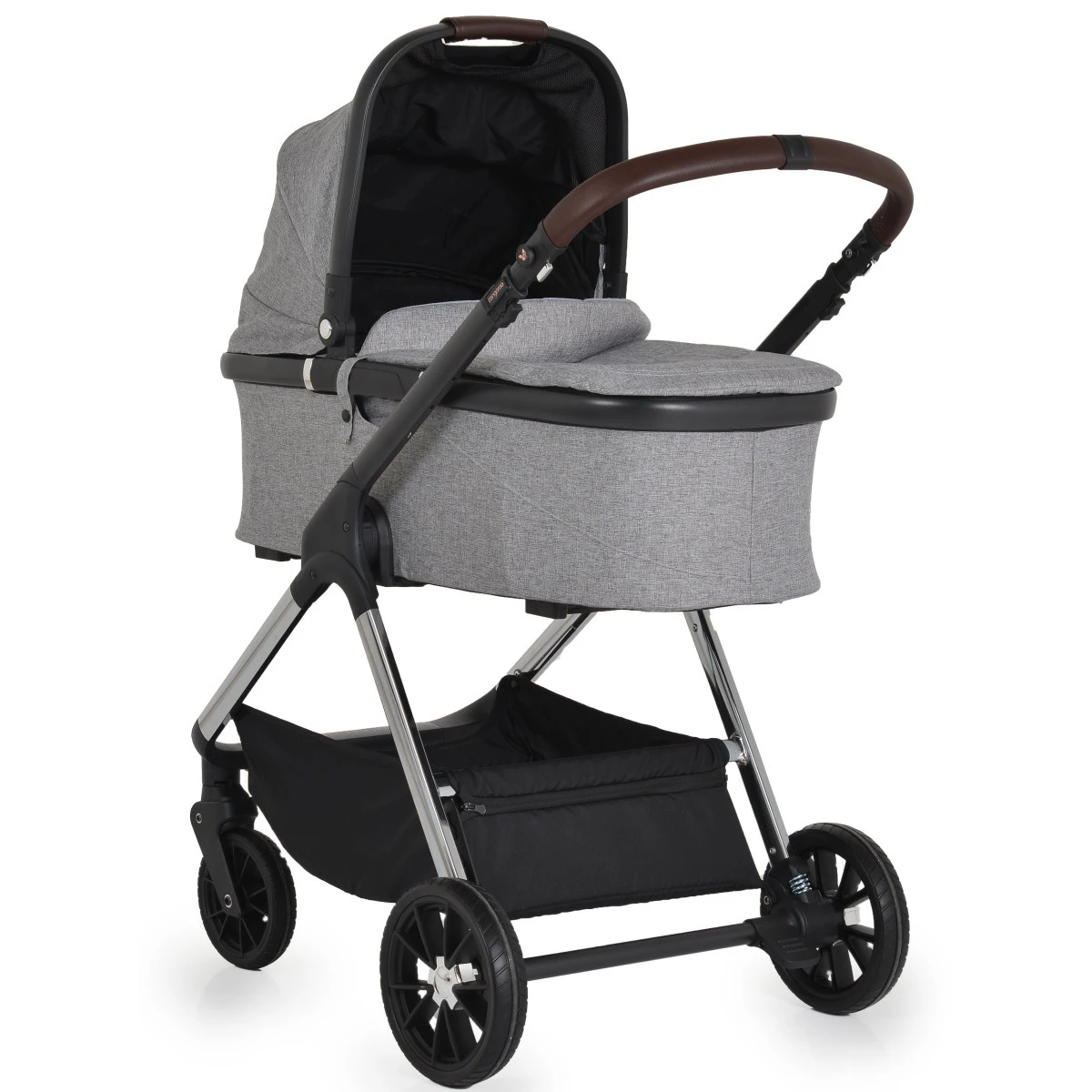 Cangaroo Empire Light Grey 3-in-1 Kinderwagen Incl. Autostoel 2 Cangaroo Empire Light Grey 3-in-1 Kinderwagen Incl. Autostoel - Afbeelding 2