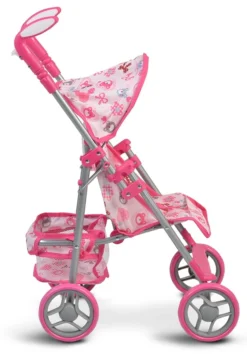 Cangaroo Flower Garden Pink Poppenbuggy -Beste Babyproducten cangaroo flower garden pink poppenbuggy 2