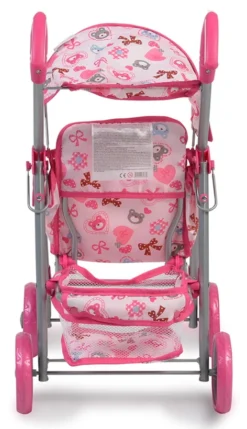 Cangaroo Flower Garden Pink Poppenbuggy -Beste Babyproducten cangaroo flower garden pink poppenbuggy 6