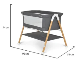 Cangaroo Kalinihta Wooden Graphite Wieg -Beste Babyproducten cangaroo kalinihta wooden graphite wieg 7