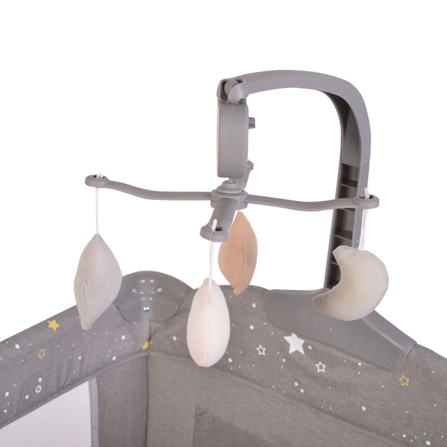 Cangaroo Once Upon A Time 2 Grey Campingbed 4 Cangaroo Once Upon A Time 2 Grey Campingbed - Afbeelding 4