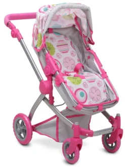 Cangaroo Pink Rose Poppen Kinderwagen 9651B -Beste Babyproducten cangaroo pink rose poppen kinderwagen 9651b 7
