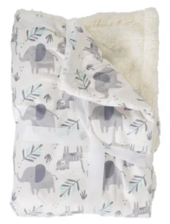 Cangaroo Shaggy Grey 75 X 105 Cm Wiegdeken 108062