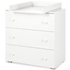 Babykamer Teuntje Wit: Ledikant, Commode En Kast -Beste Babyproducten commode teuntje wit