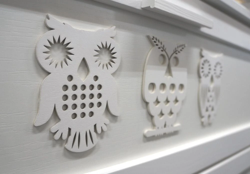 Open Kast Uil Wit 3 Open Kast Uil Wit - Afbeelding 3