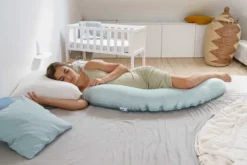 Doomoo Buddy Cloudy Kaki Voedingskussenhoes BC B60 -Beste Babyproducten doomoo buddy cloudy kaki voedingskussen 2 1