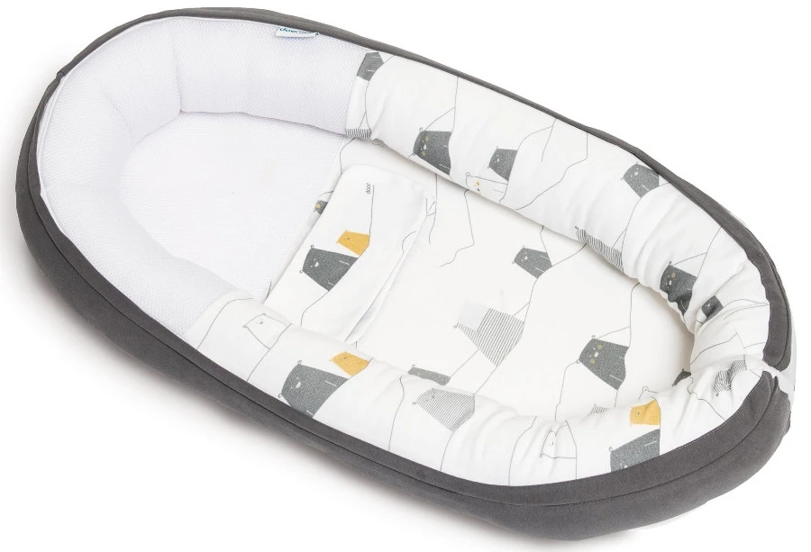 Doomoo Cocoon Bear Grey Babynest CO 03 2 Doomoo Cocoon Bear Grey Babynest CO 03 - Afbeelding 2