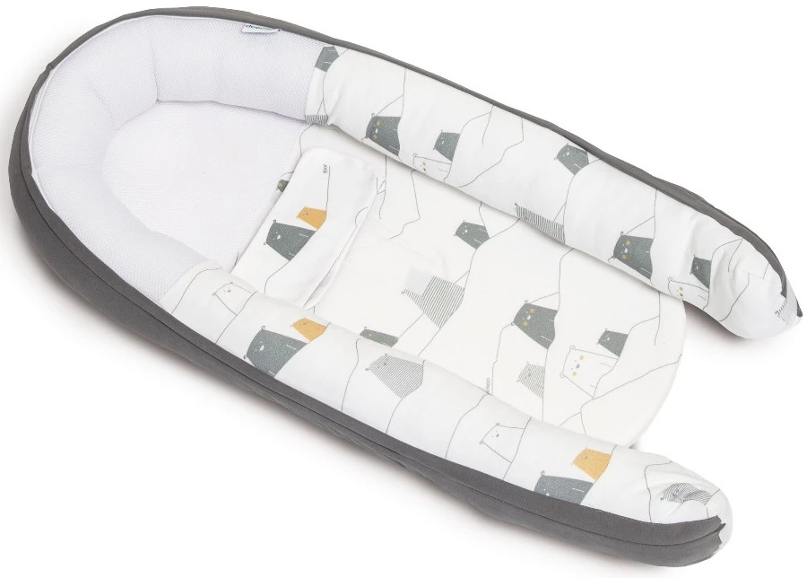 Doomoo Cocoon Bear Grey Babynest CO 03 3 Doomoo Cocoon Bear Grey Babynest CO 03 - Afbeelding 3